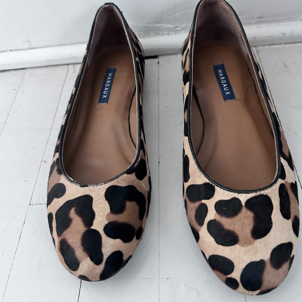 Margaux leopard ballet flats